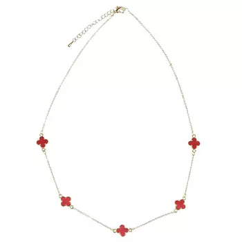 Колье винного цвета Rena Chris детское