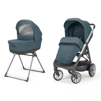 Коляска 2 в 1 Aptica System Duo на шасси Aptica Grafite, VANCOUVER BLUE Inglesina