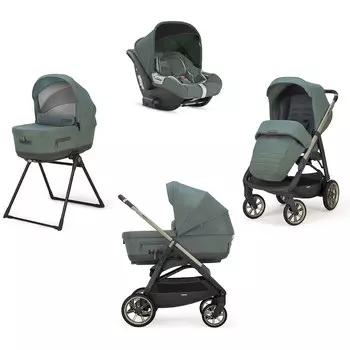 Коляска Aptica System Quattro 4 в 1 на шасси Aptica Iridium, Neptune Greyish Inglesina