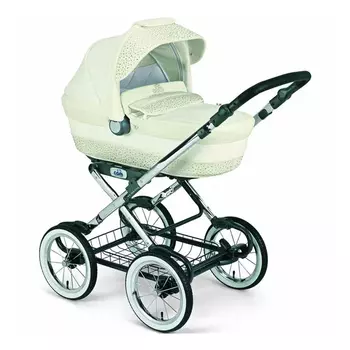 Коляска TRIS LINEA CLASSY (3в1), кремовый CAM