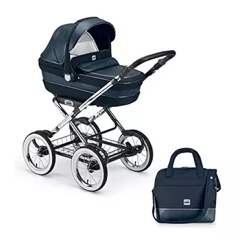 Коляска TRIS LINEA CLASSY (3в1), синий CAM