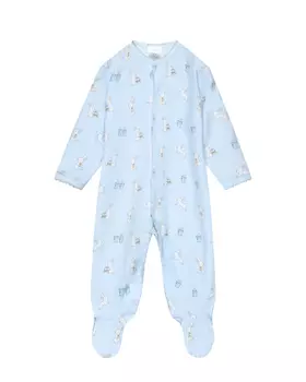 Комбинезон голубой, принт зайки Lyda Baby