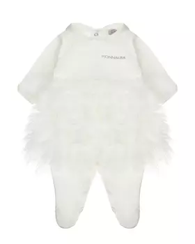 Комбинезон, имитация многослойной юбки из фатина Monnalisa