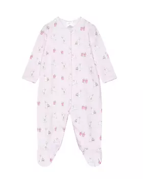 Комбинезон на кнопках, принт зайки Lyda Baby