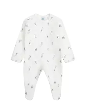 Комбинезон принт кролики с воздушными шарами Sanetta