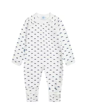 Комбинезон принт синие машинки Sanetta