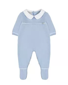 Комбинезон с белым воротником, голубой Paz Rodriguez