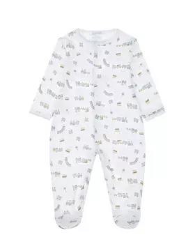 Комбинезон с принтом "поезда" Lyda Baby детский