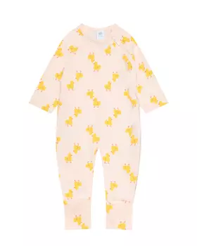 Комбинезон с принтом "желтые утки" Sanetta