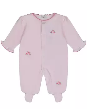 Комбинезон с вышивкой и рюшами Kissy Kissy детский