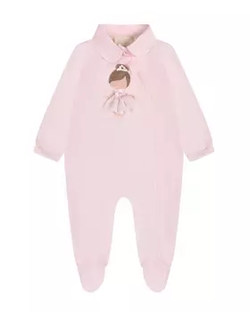 Комбинезон с запахом с аппликацией принцесса, розовый Story Loris