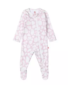 Комбинезон трикотажный, сплошной принт белые пятна Tony Tots