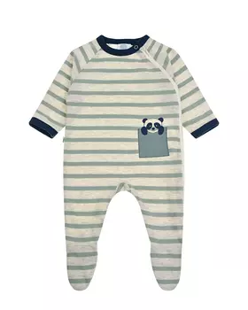 Комбинезон в зеленую полоску Sanetta детский