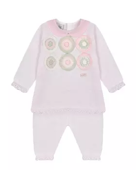 Комплект: джемпер и брюки, розовый Marlu