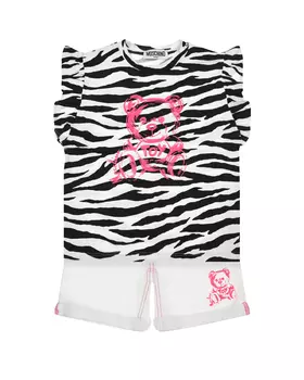 Комплект: футболка и шорты Moschino