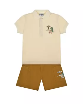 Комплект: футболка и шорты Moschino