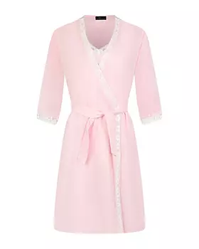 Комплект: халат и комбинация, розовый Dan Maralex