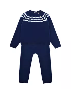 Комплект из шерсти и кашемира, синий Tomax детский