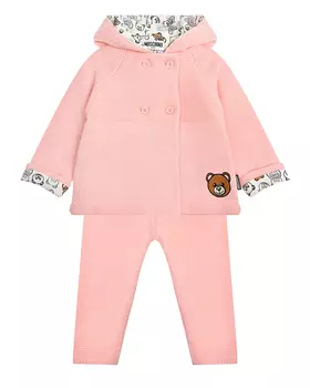 Комплект: куртка и брюки, розовый Moschino детский
