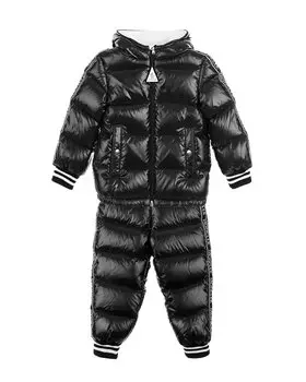 Комплект: куртка и полукомбинезон, черный Moncler детский