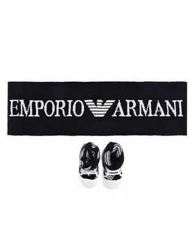 Комплект: плед и пинетки Emporio Armani детский