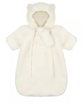 Конверт из овчины кремового цвета Plooml детский