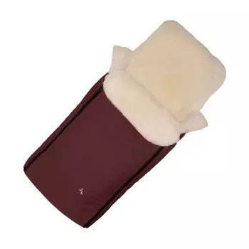 Конверт Premium Welss натуральная овчина, белый мех Hesba