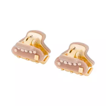 Коричневаая заколка-краб, 2 шт. Alexander de Paris детская