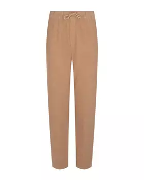 Коричневые брюки с поясом на кулиске Panicale