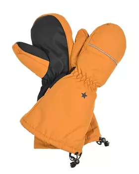 Коричневые мембранные варежки WeeDo детские