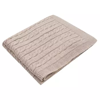 Коричневый плед из шерсти, 100x80 см Jan&amp;Sofie детский