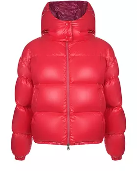 Короткая красная глянцевая куртка Blanchett Goose