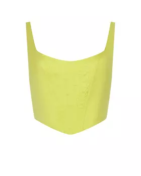 Корсетный топ салатового цвета Ermanno Firenze