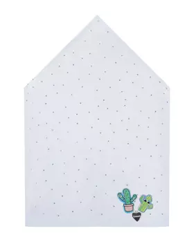 Косынка со стразами и патчами "кактусы" Il Trenino