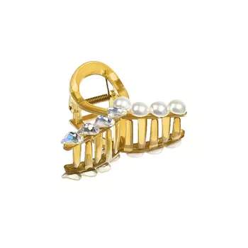 Крабик для волос с бусинами, золотой Tais