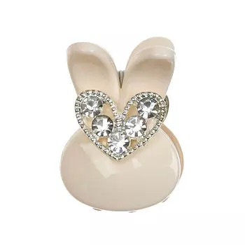 Крабик в виде зайчика, белый Tais