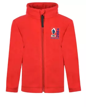 Красная кофта из флиса с вышитым патчем Poivre Blanc детская