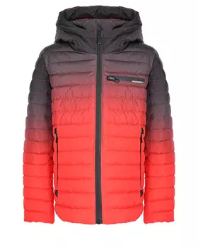 Красная куртка с градиентным принтом Freedomday