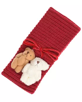 Красная повязка с медвежатами Aletta детская