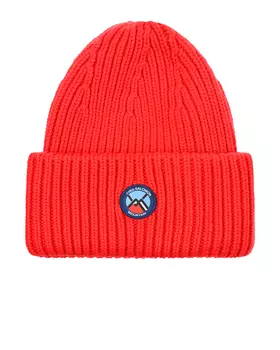Красная шапка бини Yves Salomon