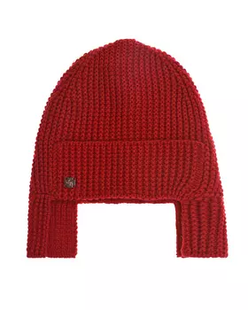 Красная шапка с квадратными ушками Joli Bebe детская