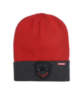 Красная шапка с нашивкой в форме звезды Il Trenino детская