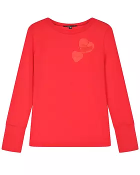 Красная толстовка с аппликацией Dan Maralex детская