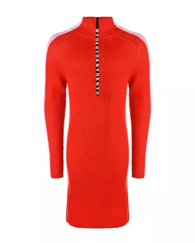 Красное платье с розовыми лампасами DKNY детское