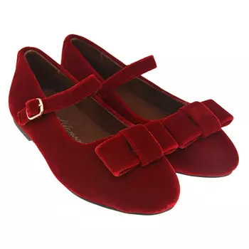 Красные бархатные туфли Age of Innocence детские