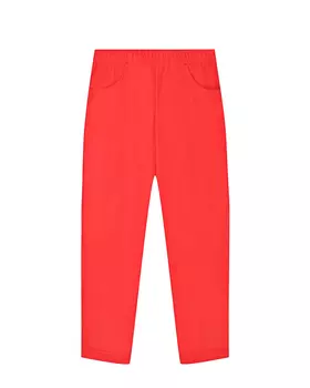 Красные флисовые брюки Poivre Blanc детские