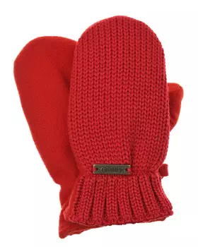 Красные флисовые варежки Il Trenino детские