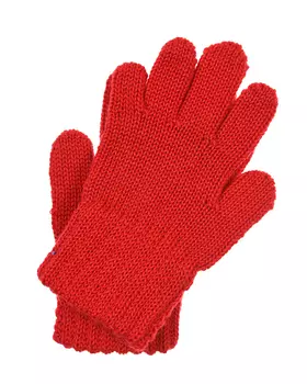 Красные перчатки из шерсти MaxiMo детские