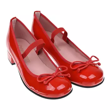 Красные туфли с бантом Pretty Ballerinas детские