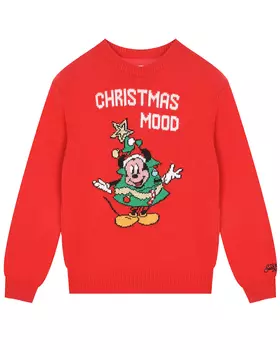 Красный джемпер "Christmas mood" Saint Barth